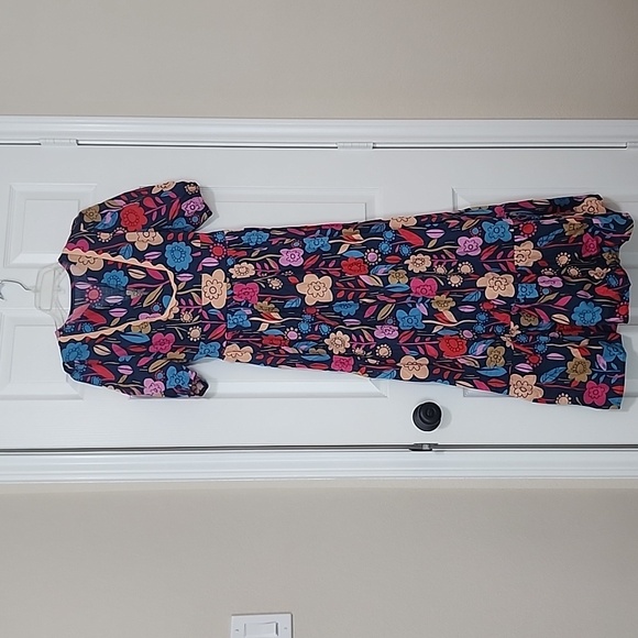 Retro Floral Print Maxi Dress - Picture 5 of 7